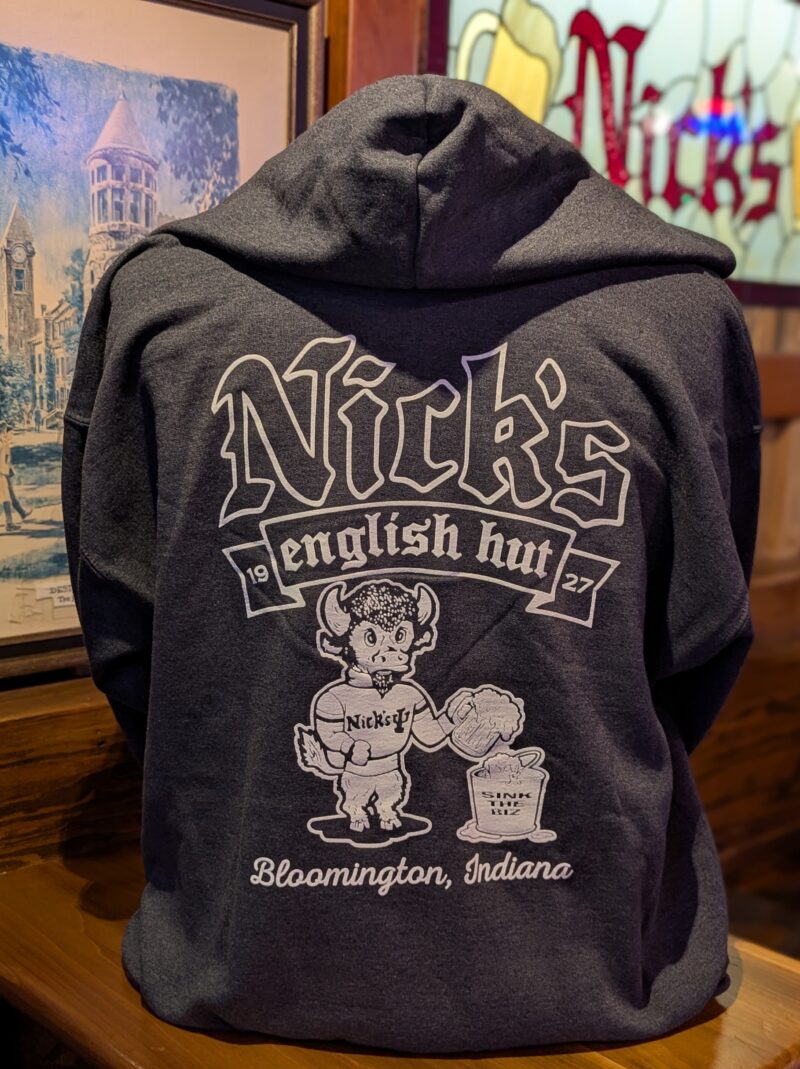 Nick's Full-zip Hoodie - Dark Heather - Image 2