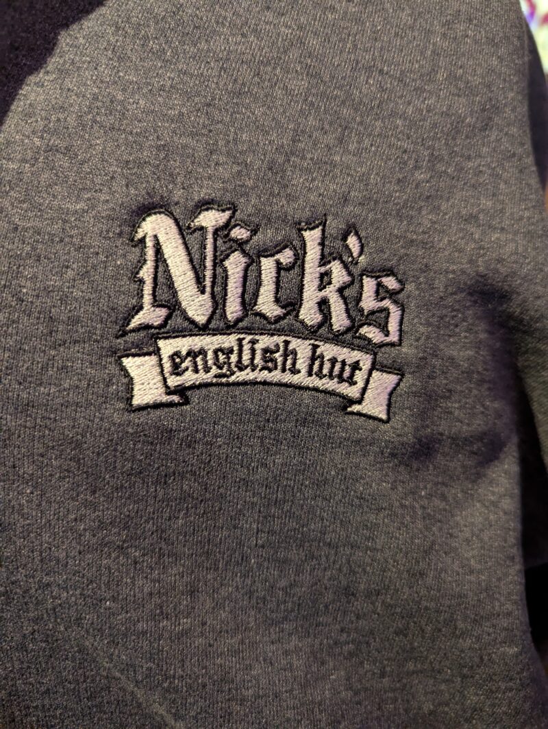 Nick's Full-zip Hoodie - Dark Heather - Image 3