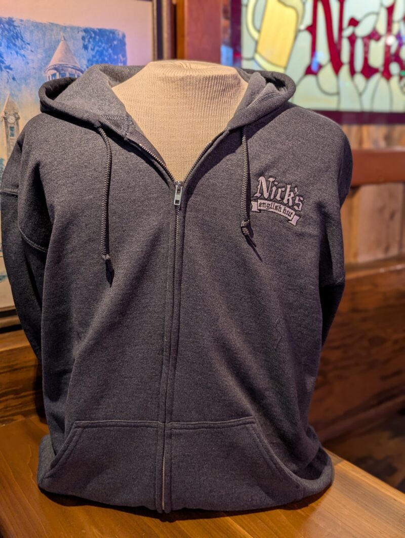 Nick's Full-zip Hoodie - Dark Heather