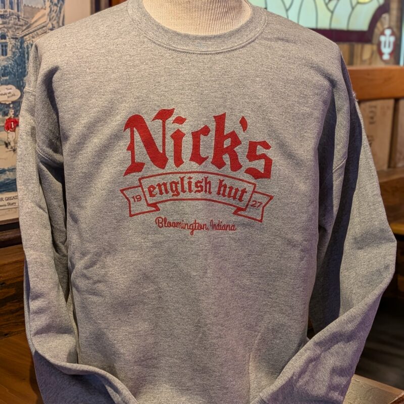 Nick's Sweatshirt (Crew)-Athletic Gray